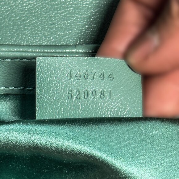 Gucci 446744 GG Marmont Sequin Shoulder Bag - Picture 8 of 10